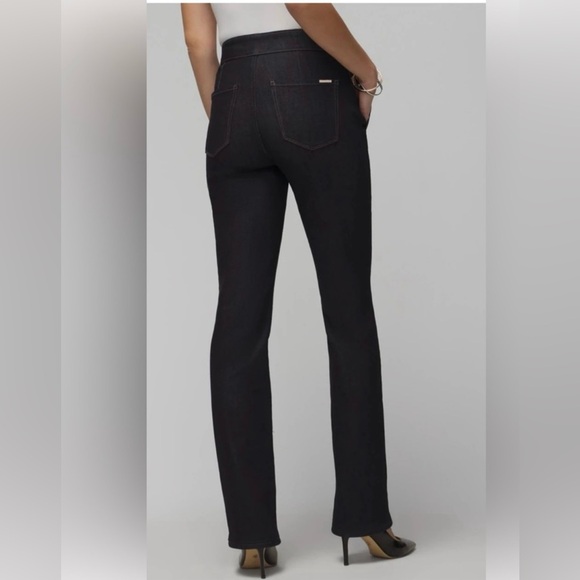 White House Black Market High-Rise Boot Sculpt Blue Denim - Picture 3 of 11